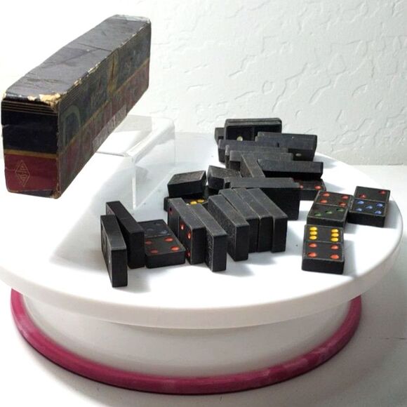 Halsam Dominoes Mid 20th Century 1940-1969 ~Vintage~ - Picture 3 of 6